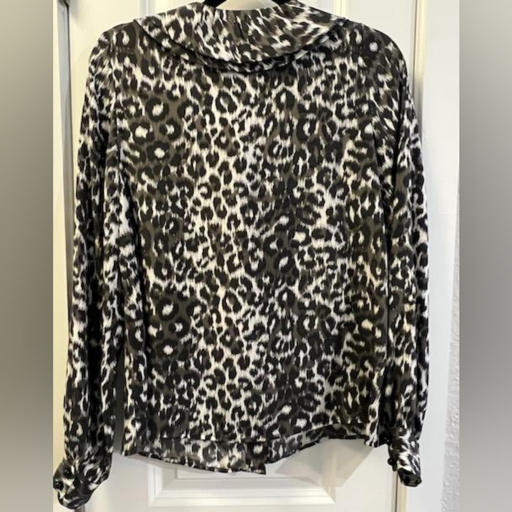 Kate Spade Silk Leopard print blouse